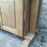 Brutalist oak buffet