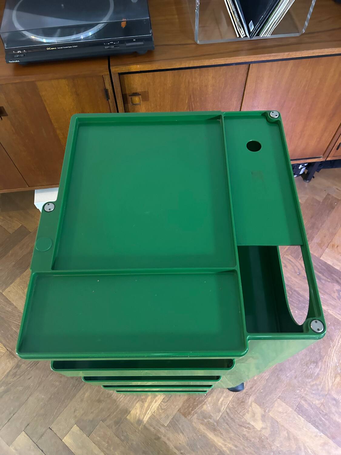 BOBY dessert trolley designed by Joe Colombo, 1970s.