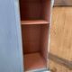 Blue patinated workshop furniture locker room