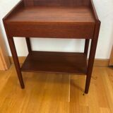 Teak bedside table Denmark 1950 soborg mobler n°148