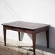 Farm table pear wood, old wood table, table 2 drawers, kitchen, countryside, chalet
