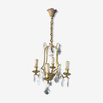 Chandelier cage with Pampilles louis XV style