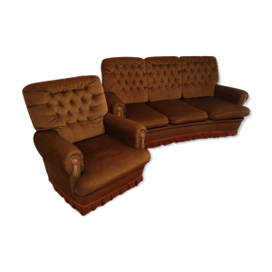 Salon complet en velours