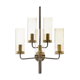 Brass wall light with five lights by Hans-Agne Jakobsson