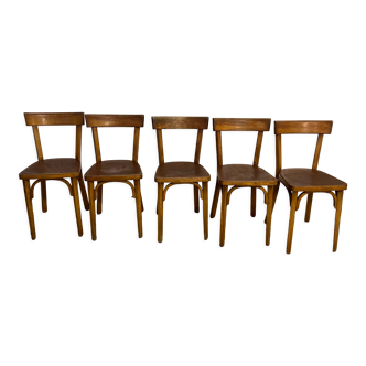 5 Baumann bistro chairs