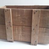 Transport case L58xD30,5xH34cm wood storage