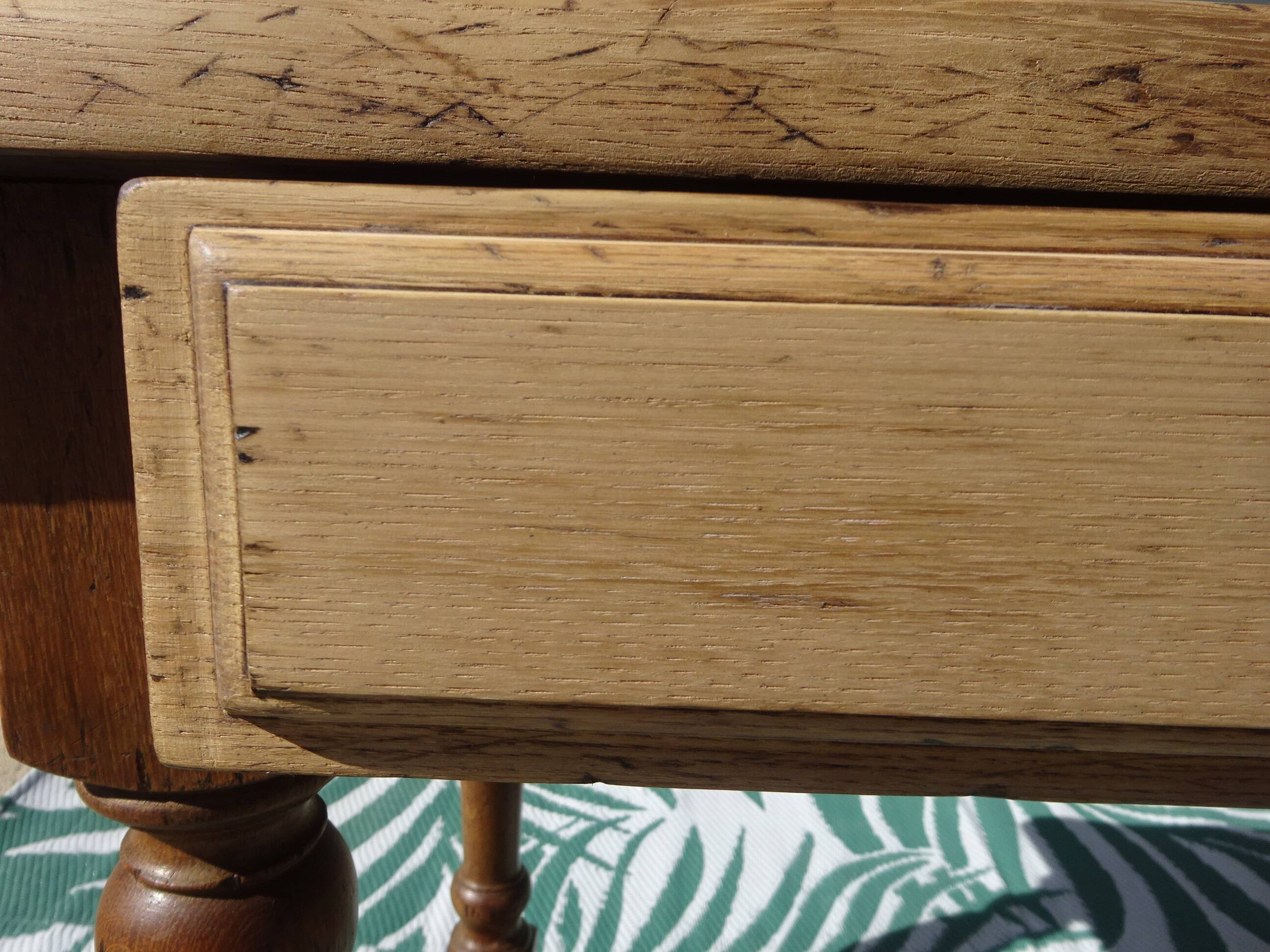Oak solid wood desk