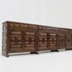 Vintage Spanish brutalist sideboard credenza 1970s