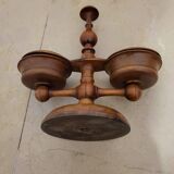 Pepper and salt shakers in cherry wood