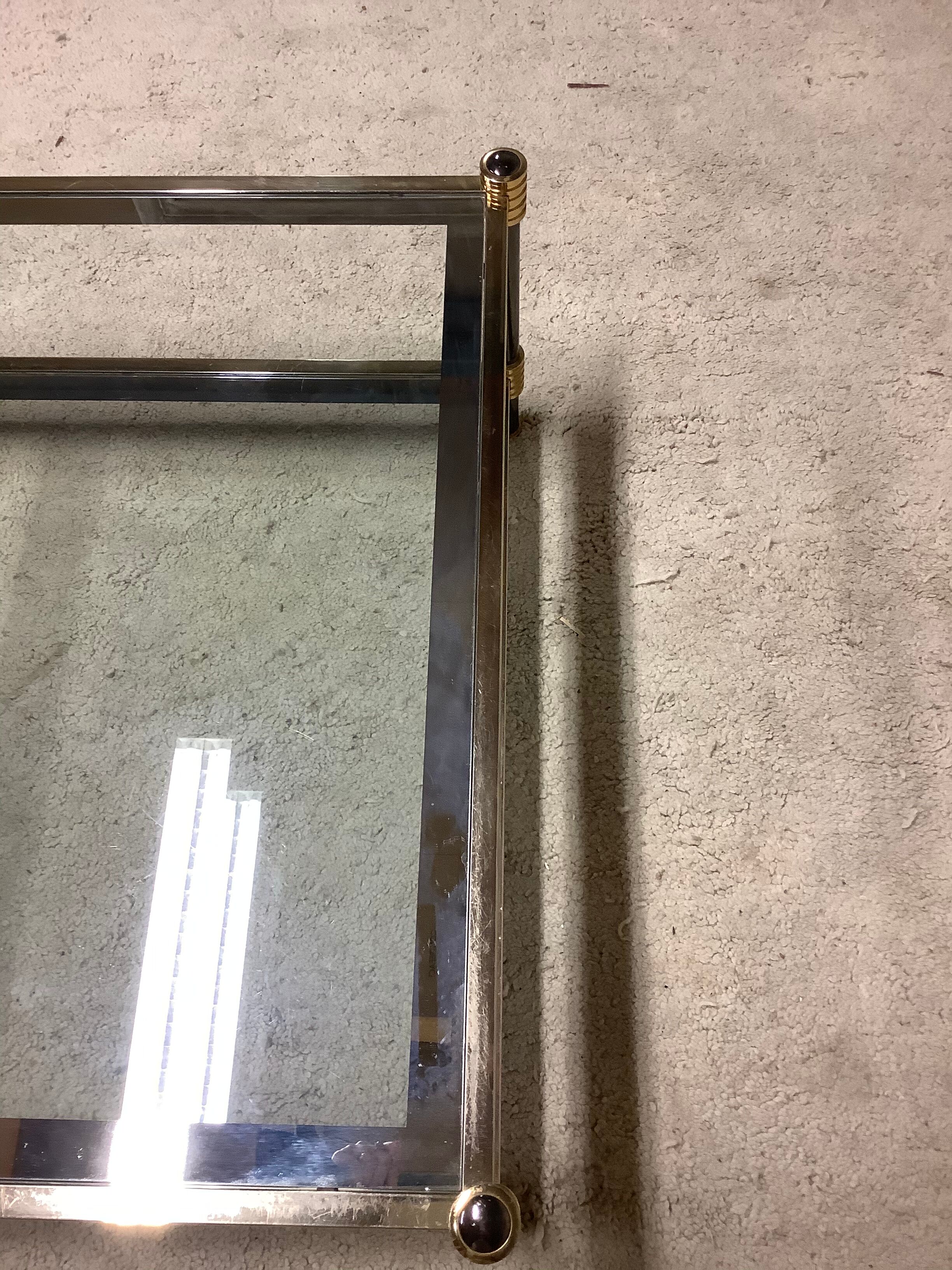 Glass coffee table