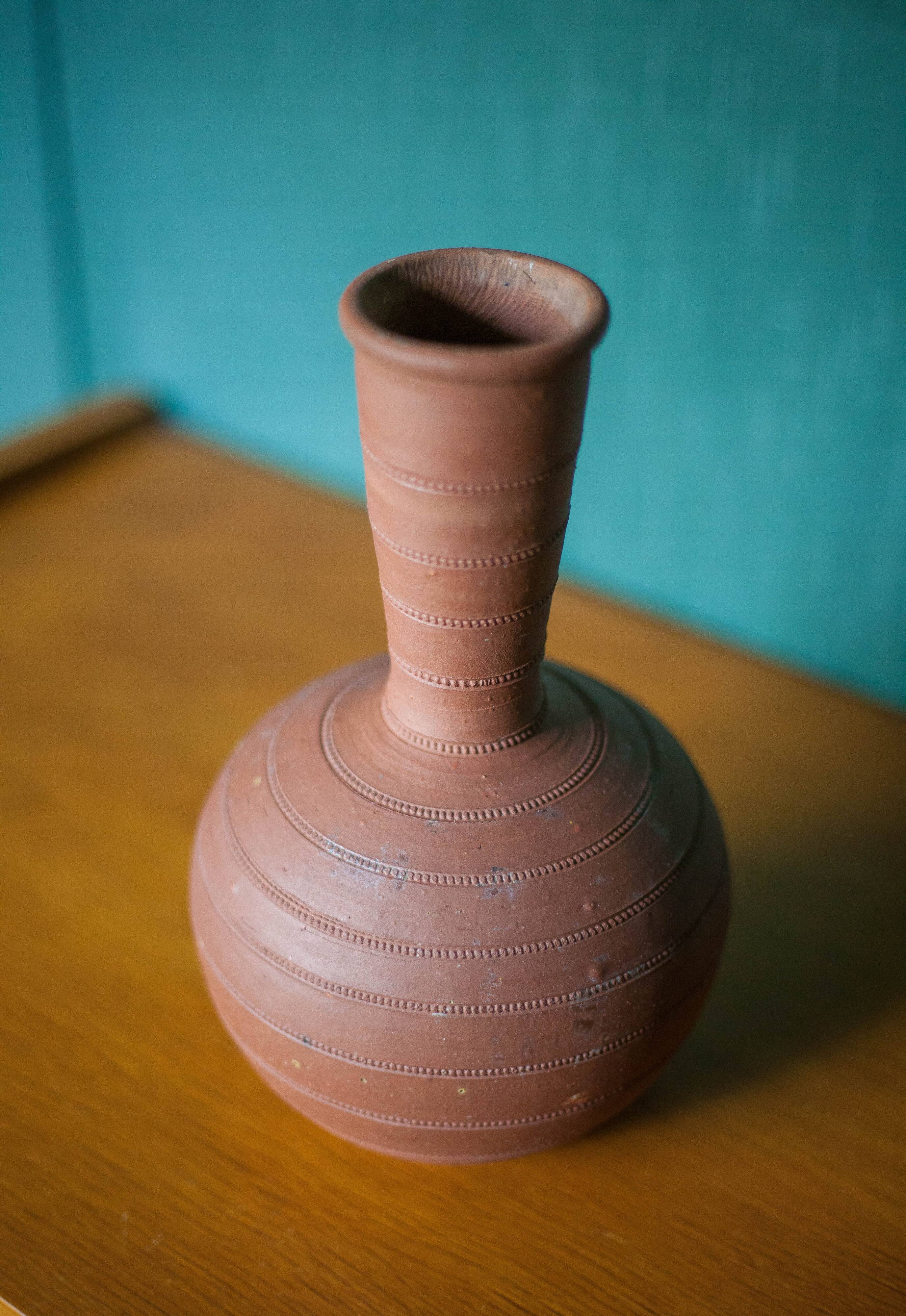 Vintage terracotta vase