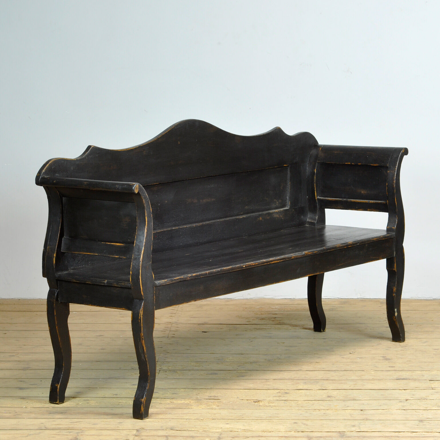 Antique Pine Bench, 1920s