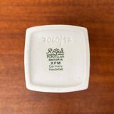 Vintage German vase in white porcelain by KPM Royal Porcelain, 1970s.