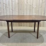 1970s teak table with butterfly extension