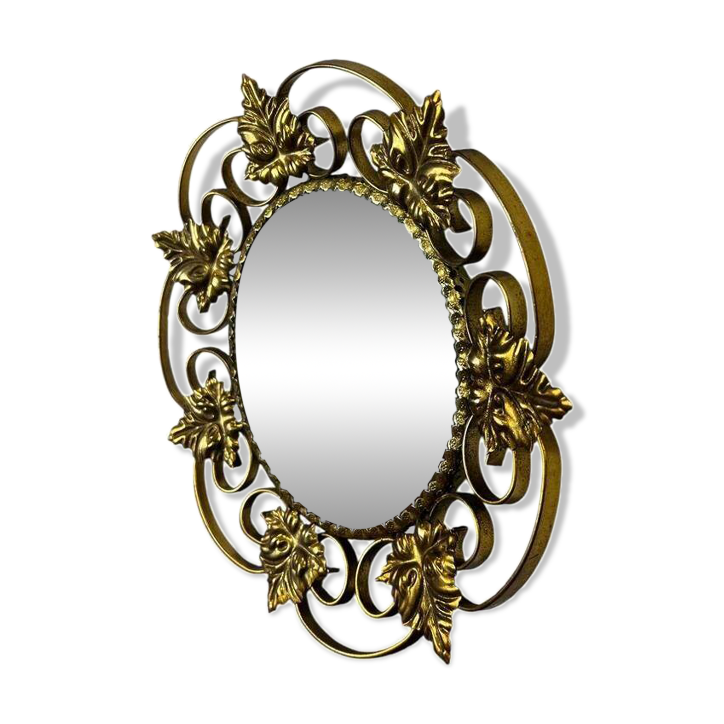 Vintage "gold" sunburst mirror