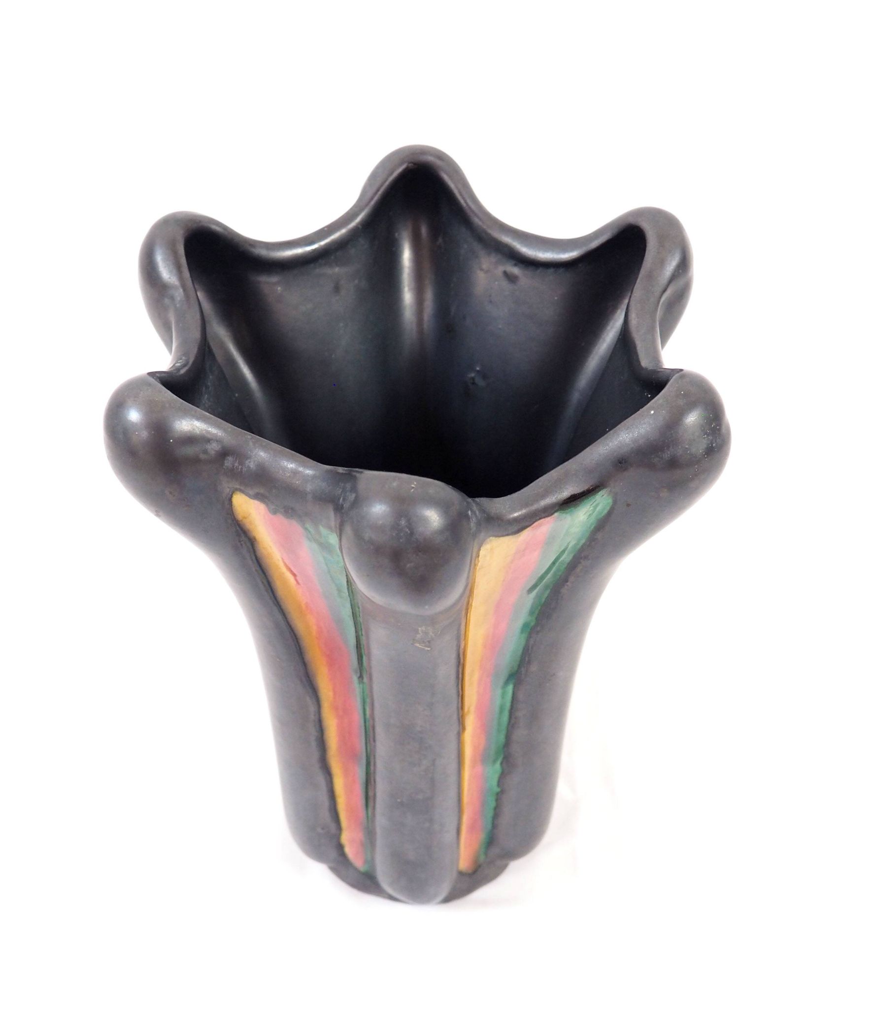 Vase multicolore années 1960