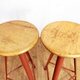 Pair of industrial stools