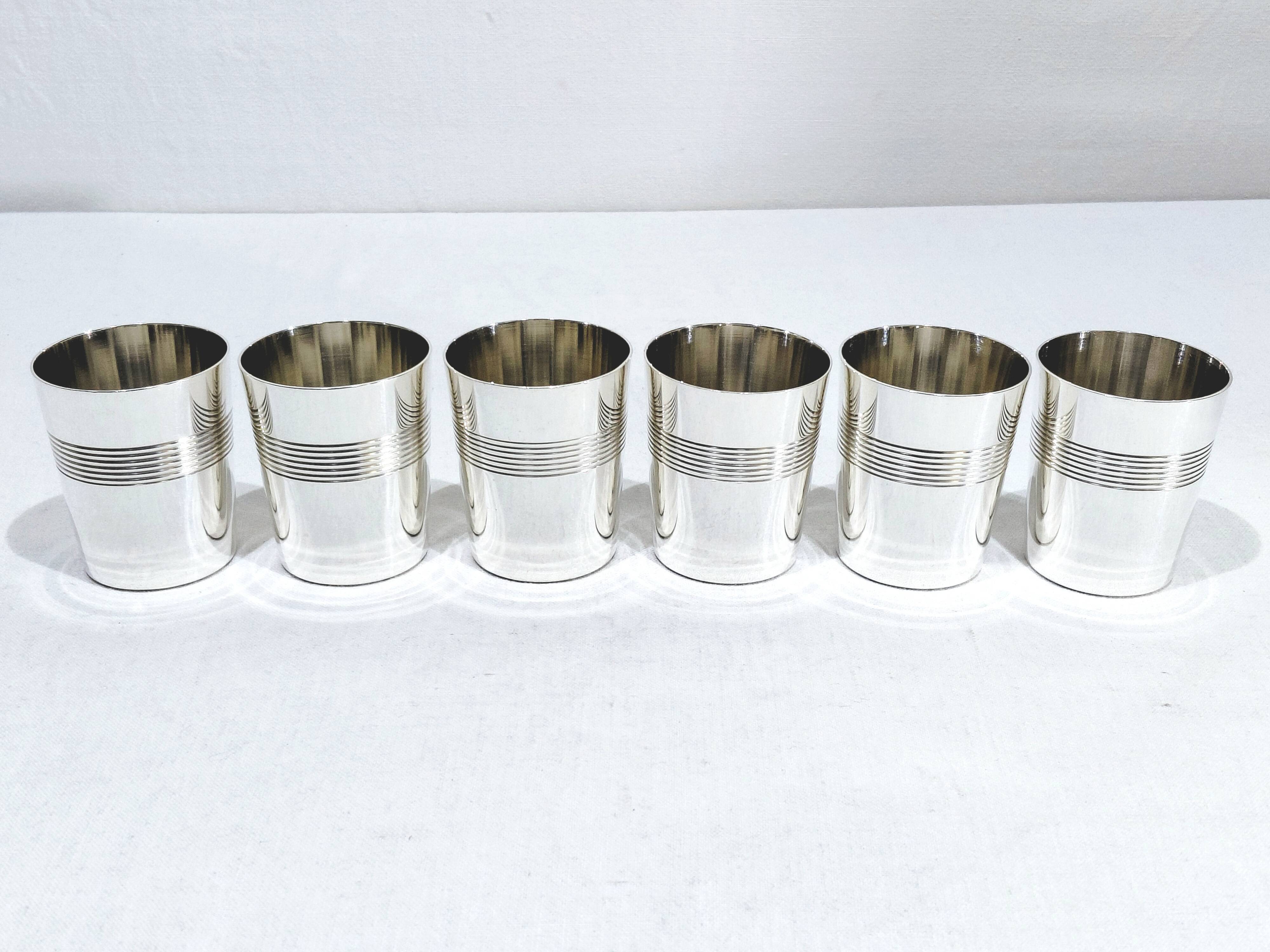 Ercuis - set of 6 cups