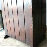 Large old wooden box