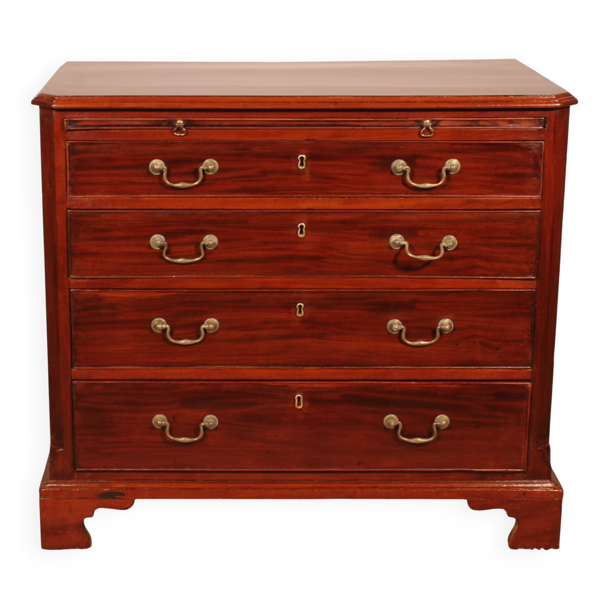 Commode d'époque George III En Acajou avec tirette - 18° Siècle