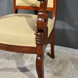 Mahogany Office Armchair, Restoration Period – Early 19th Century