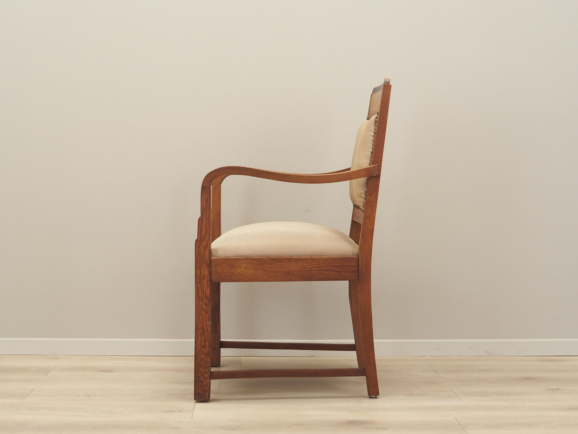 Fauteuil en chêne, Art Déco, années 1950, production: Danemark