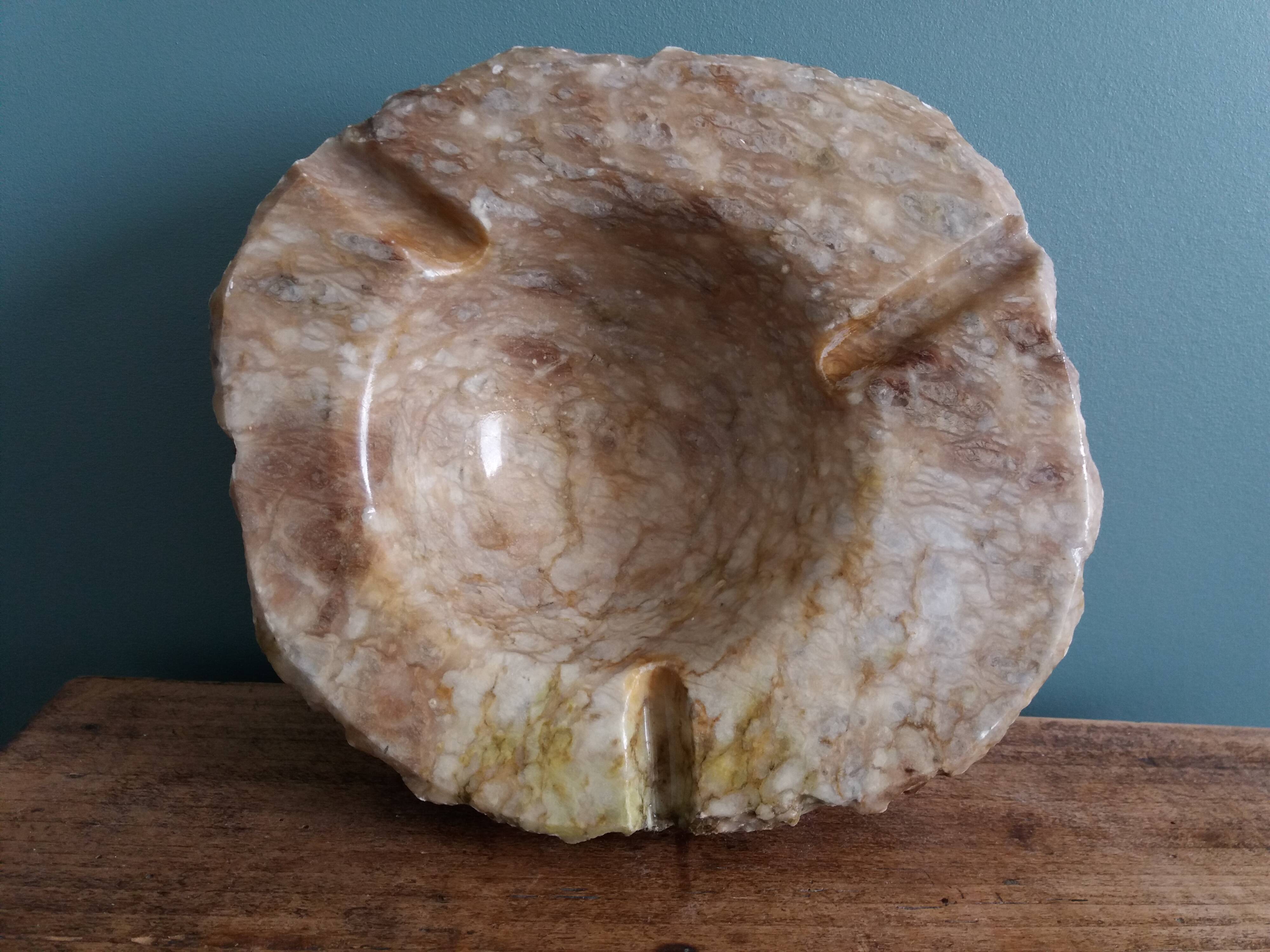 Romano Bianchi Italy Alabaster Ashtray