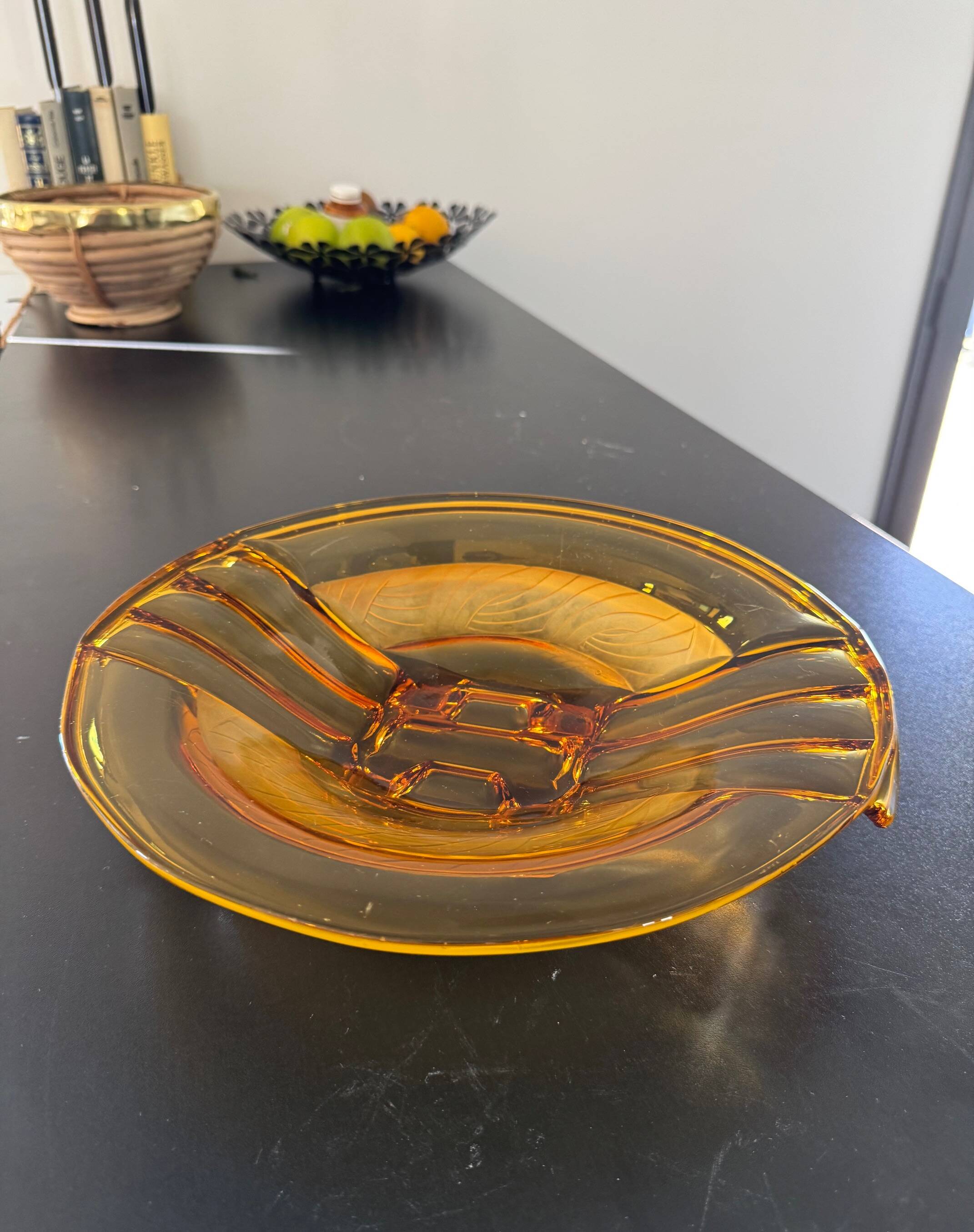 Art Deco glass bowl