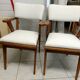 Set of 2 50s style chairs refurbished