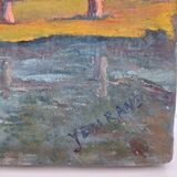 Old landscape painting