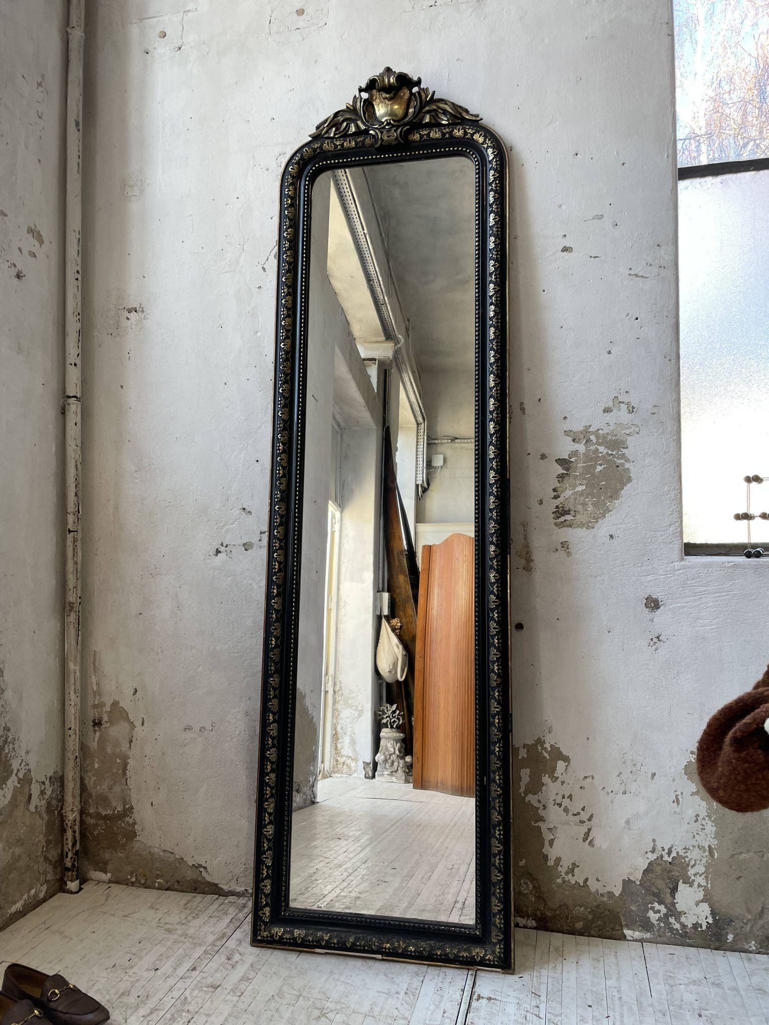 Miroir XXL blanc Louis Philippe 2m