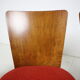 Set of four restored dining chairs model H-214 designed by Jindřich Halabala, 1950's.