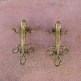 Pair of bronze handles