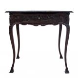 Antique table, Western Europe, late 19th century. After renovation.