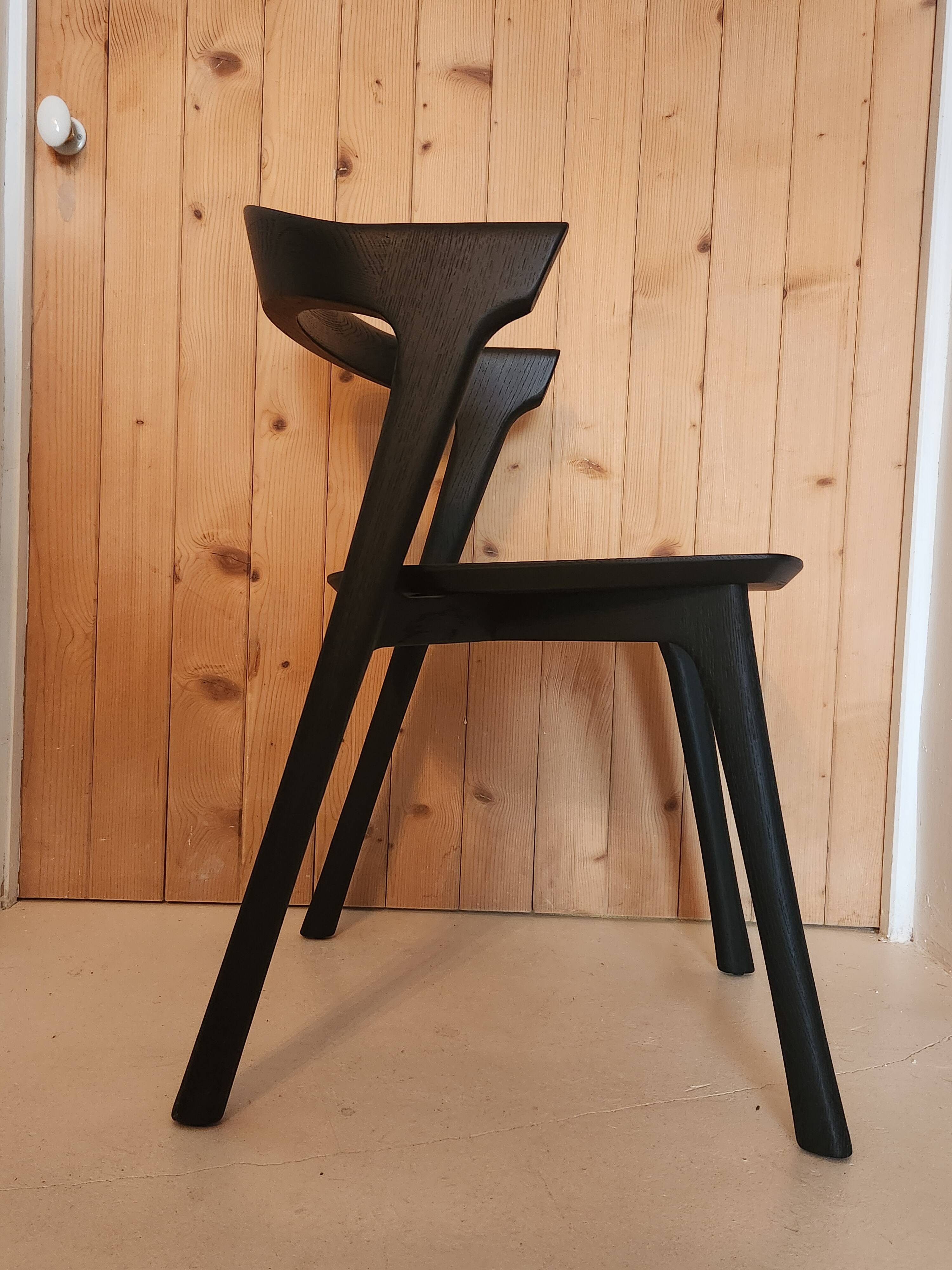 Black oak bok chair ethnicraft