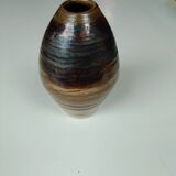Signed ovoid vase