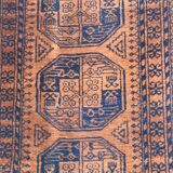 Vintage 20th century corridor Afghan carpet 88 X 329 CM