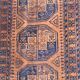 Vintage 20th century corridor Afghan carpet 88 X 329 CM