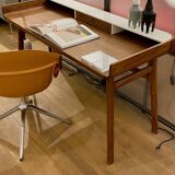 Harold desk danish walnut oiled/white