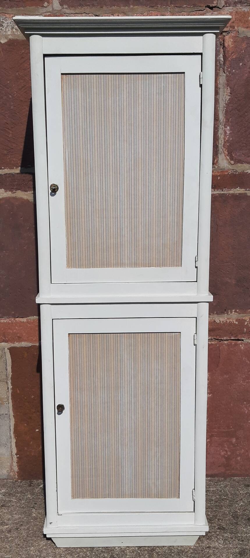 Wooden wardrobe.