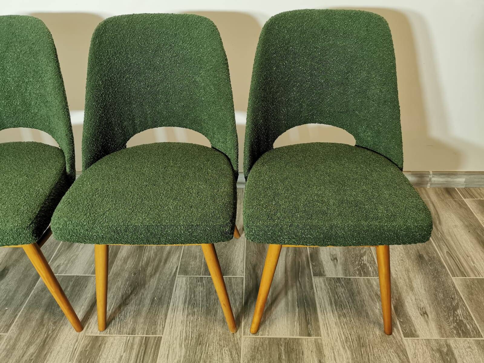 Dining Chairs by Radomir Hoffman for Ton, 1950s, Set of 4