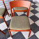 Set of 4 Danish teak chairs