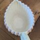 Gravy boat in slipware