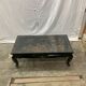 Vintage Japanese-style coffee table in painted lacquered wood