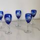 Carafe et 6 verres - verre taillé