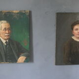 Portrait signé  66 / 54