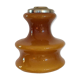 Vintage amber opaline hanging lamp 70 years