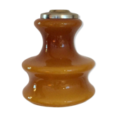 Vintage amber opaline hanging lamp 70 years