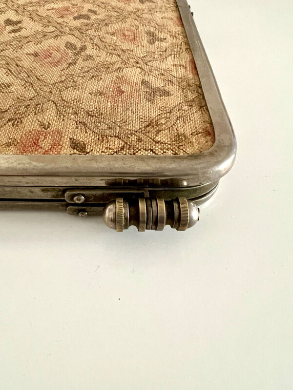 Miroir de barbier triptyque ancien Brot Déposé – miroir au mercure –