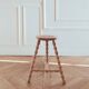 Large tripod/ bedside table/ renovated vintage stool, 1970s